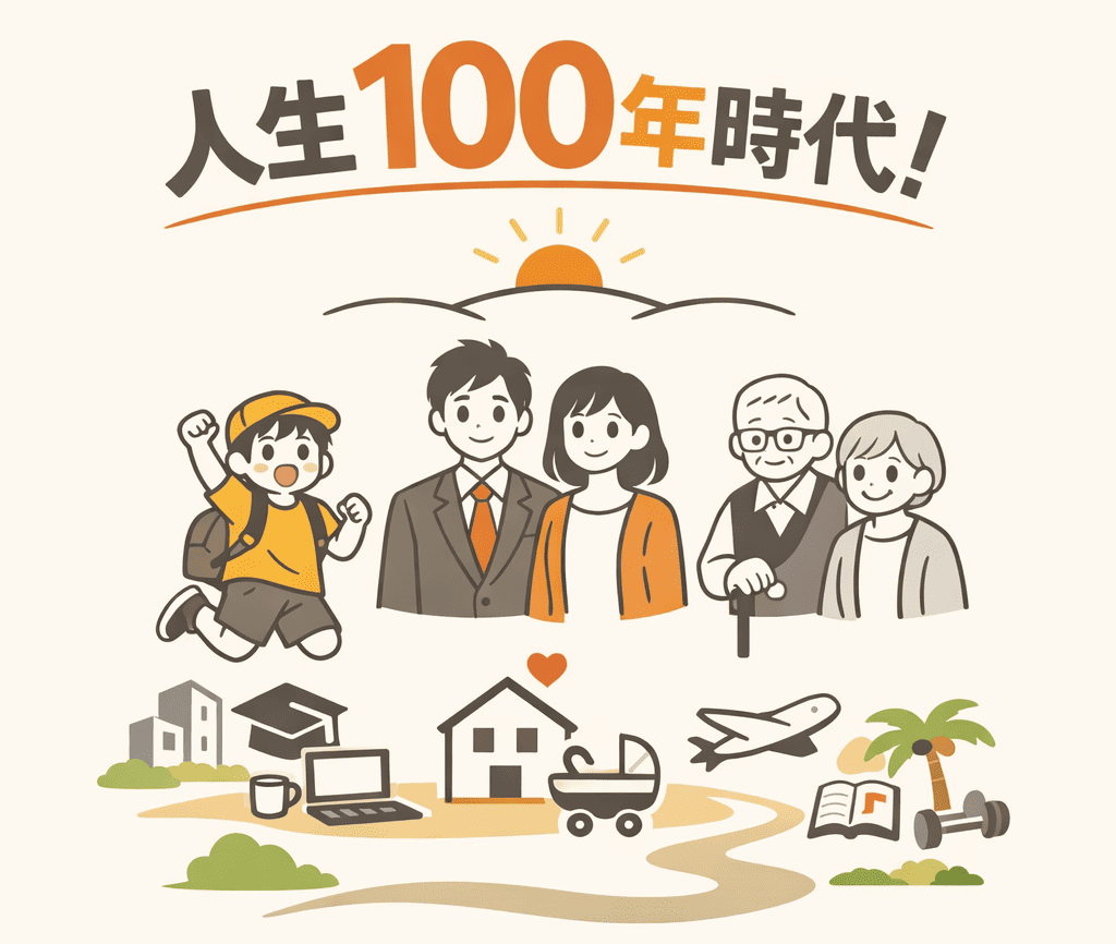 「人生100年時代」という言葉は文字通りの意味なのだろうか？